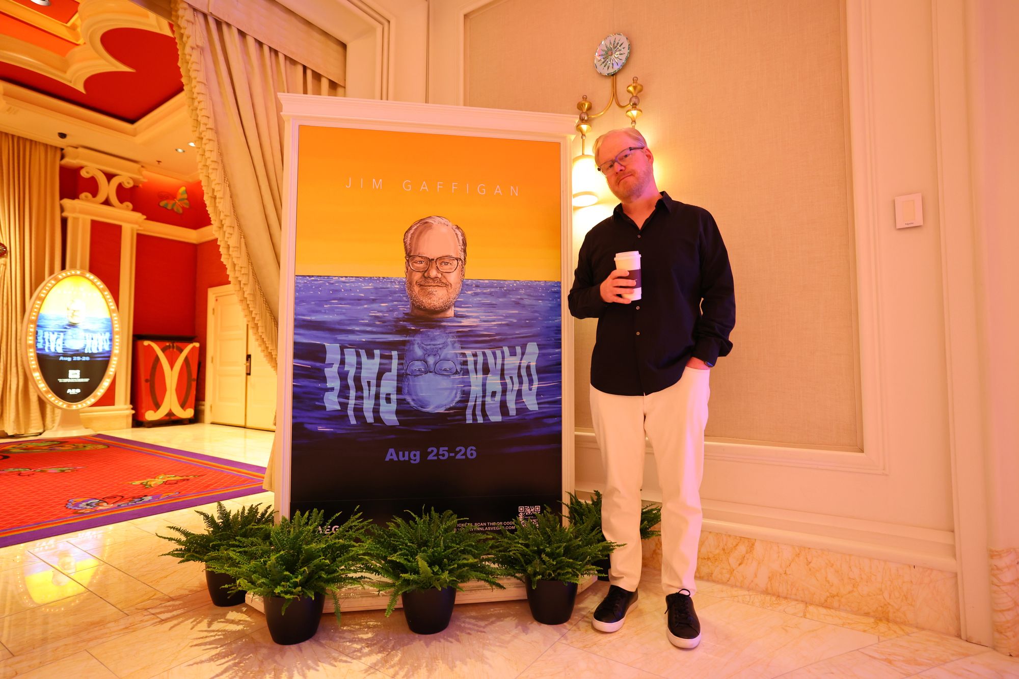 Check In at Wynn Comedian Jim Gaffigan 